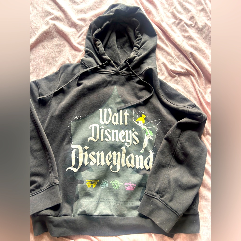 Disneyland vintage style Hoodie with Tinkerbell Graphic
